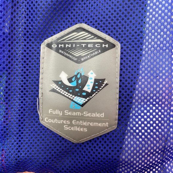 Columbia Youth Splash Maker Rain Jacket Girls Medium Rainbow Plaid Waterproof - Picture 6 of 8